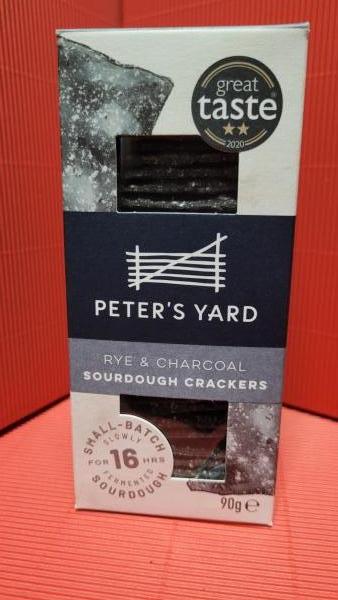 Peter’s Yard Rye & Charcoal Sourdough Crackers