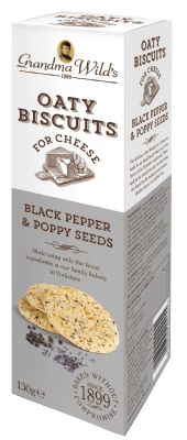 Grandma Wild's Cracked Black Pepper Oatcakes
