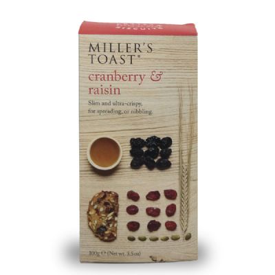 Miller's Toast Cranberry & Raisin