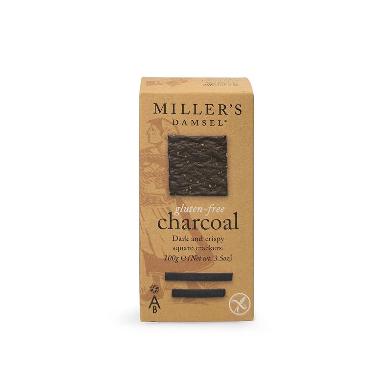 Millers Damsel Charcoal Biscuits - Gluten Free