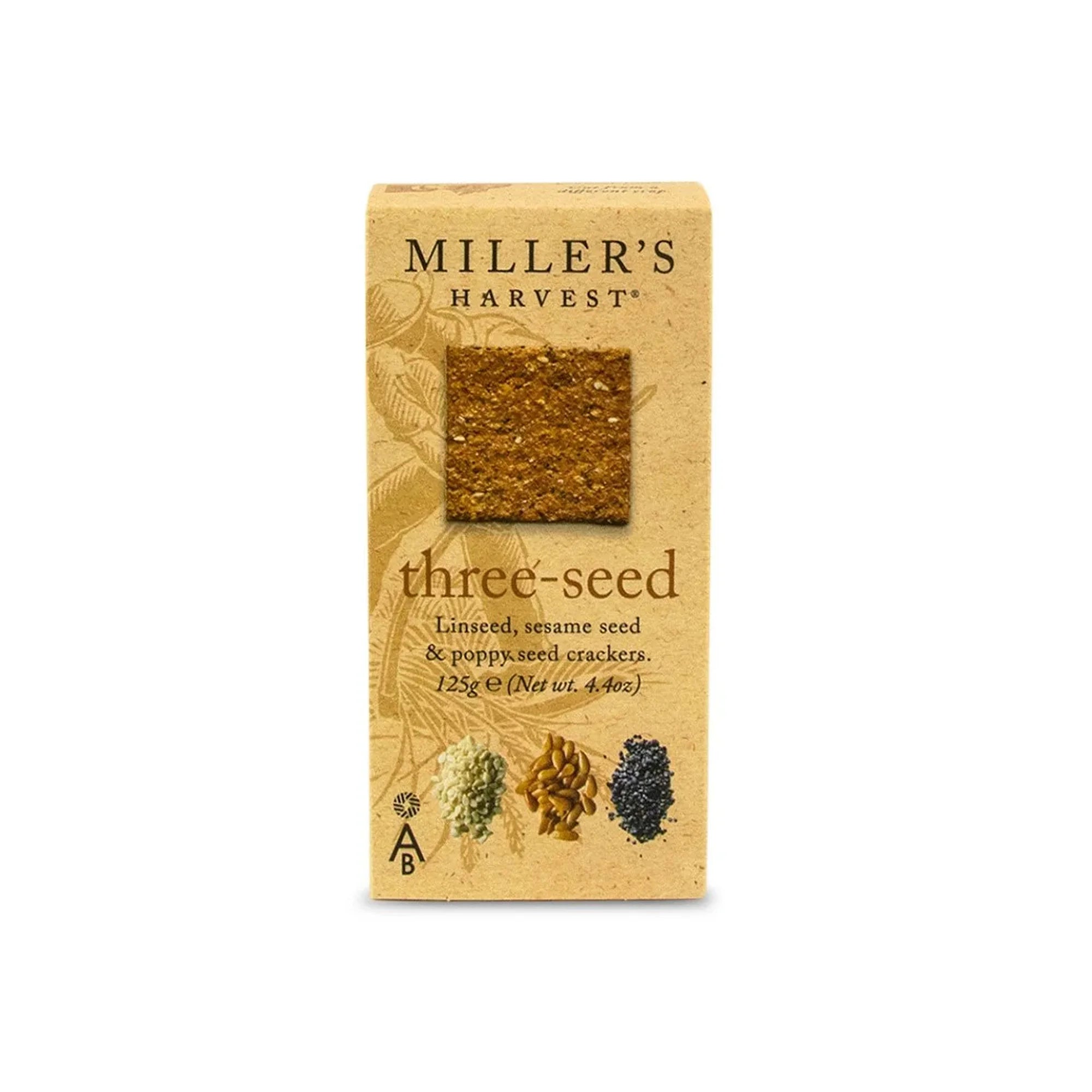 Millers Harvest: Three Seed Crackers