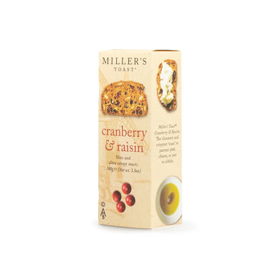 Millers Toast Cranberry and Raisin