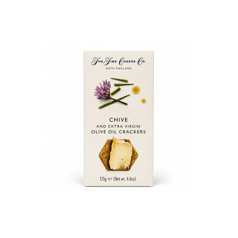 Chive & Extra Virgin Olive Oil Crackers